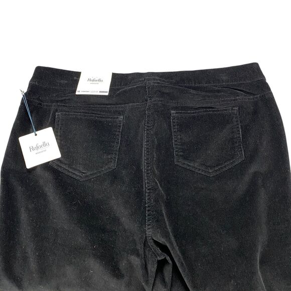 Rafaella Weekend Comfort Ankle Corduroy Pants Womens Size 16 Black $58.00 - Picture 11 of 15